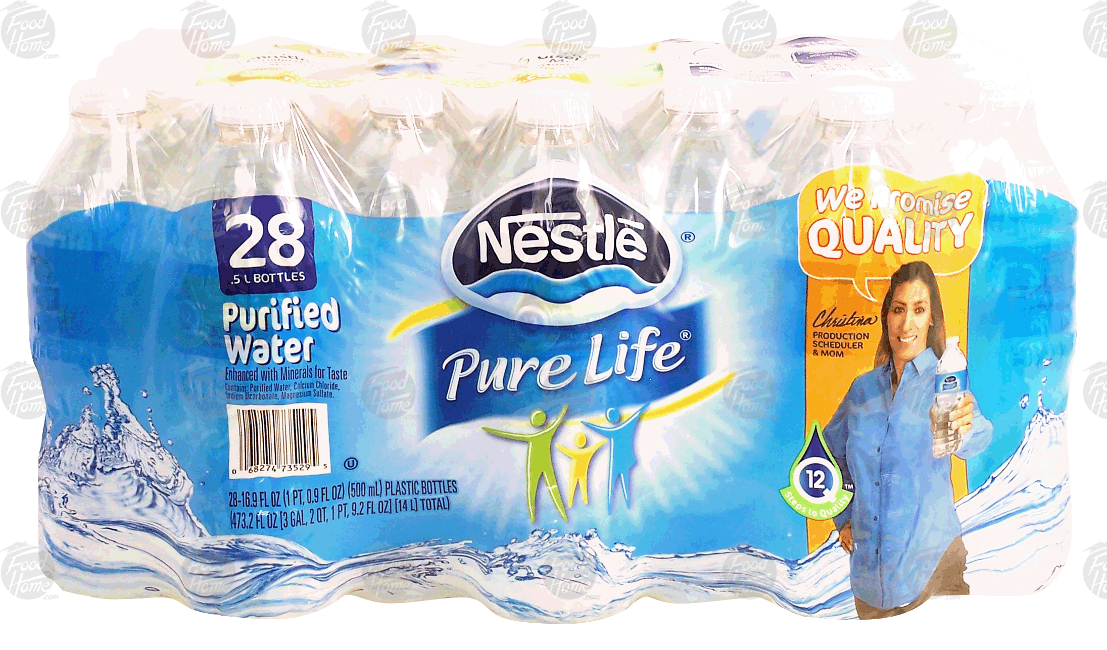 Nestle  purified water enhanced with minerals for taste Full-Size Picture